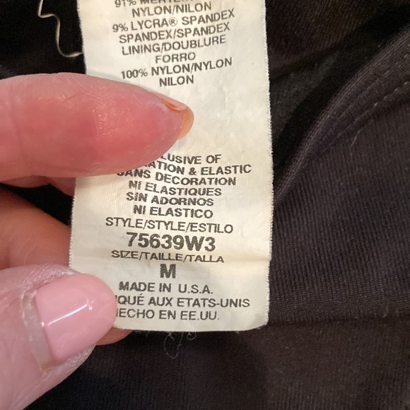 Kenneth Cole Reaction 2 piece swim sz M high rise bottom halter top black/white - Picture 3 of 5